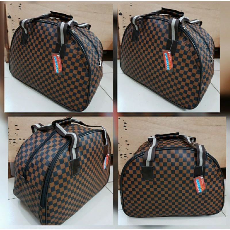 BIG PROMO TRAVEL BAG ELLE JUMBO/TRAVEL BAG LV DAMIER/TAS PULANG KAMPUNG/TAS MUDIK/TAS TRAVEL JUMBO