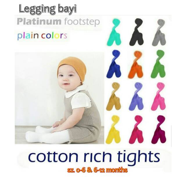 Legging bayi cotton rich tight Polos / Carter Love