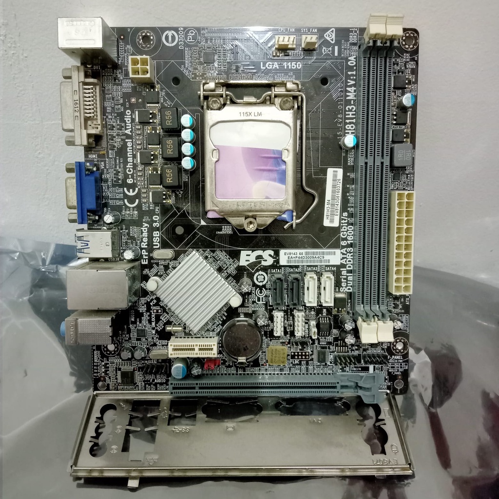 Motherboard Soket 1150 H81 Ddr3 Merk ECS