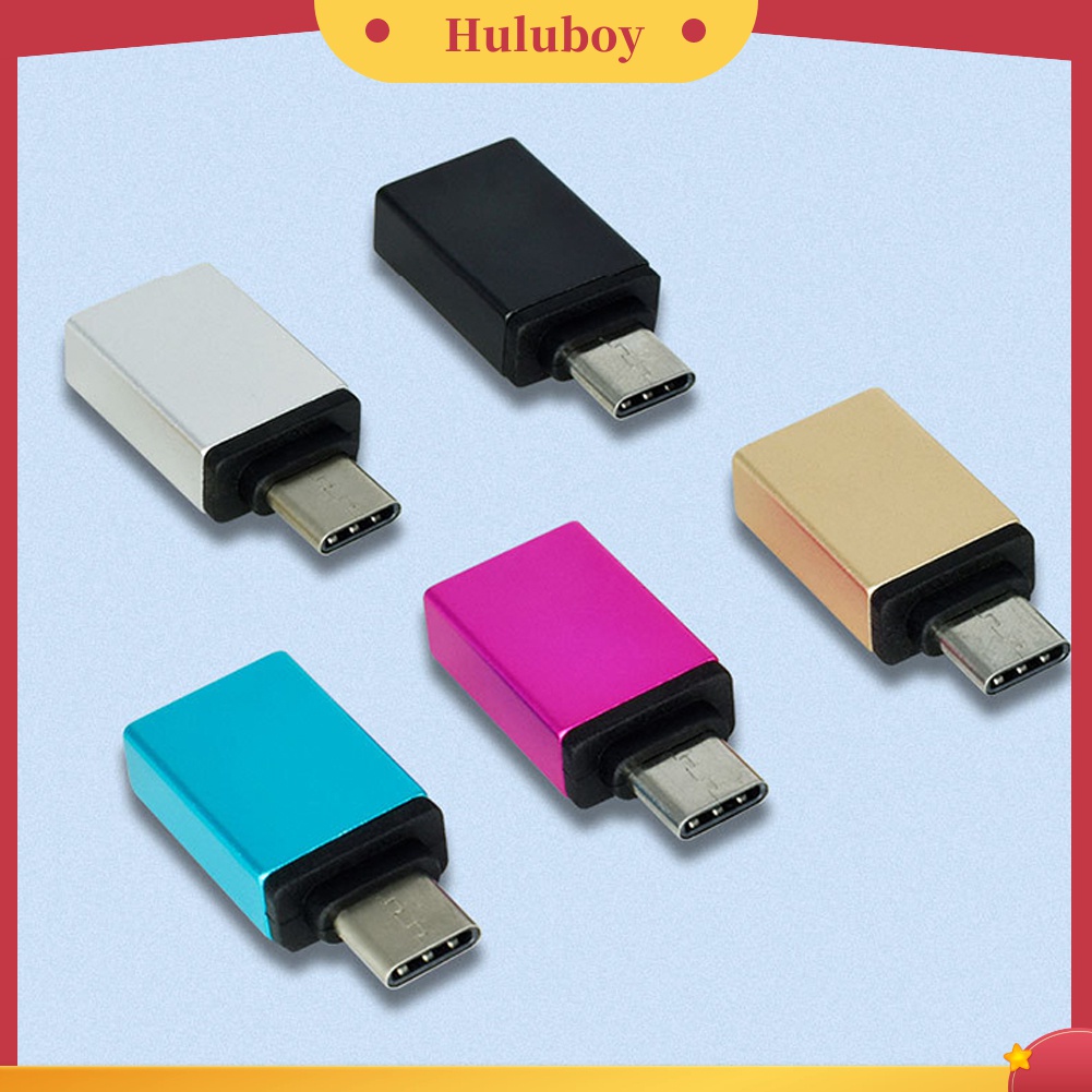 Adaptor Konverter USB Tipe C Male Ke USB 3.0 Female OTG Untuk Ponsel Android