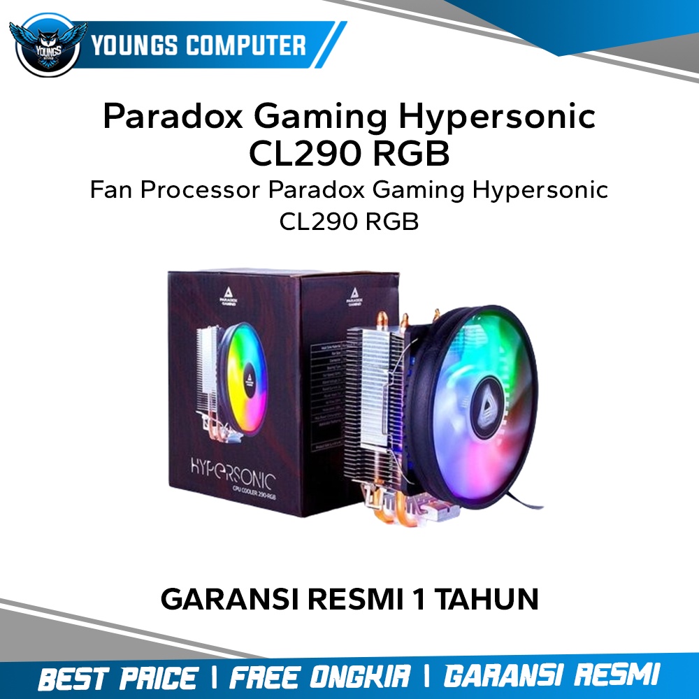 PARADOX HYPERSONIC 290 RGB (Intel / AMD) | CPU Cooler CL290