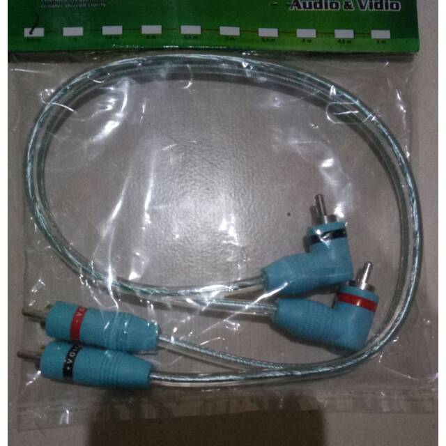 kabel rca 1/2 meter rca audio mobil 1/2 meter kabel audio mobil 1/2 meter