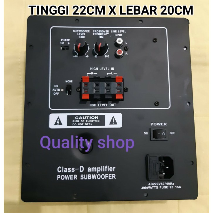 power kit subwoofer class D