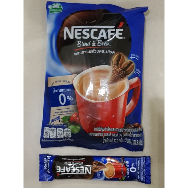 kopi nescafe thailand blend and brew sachet (ecer)