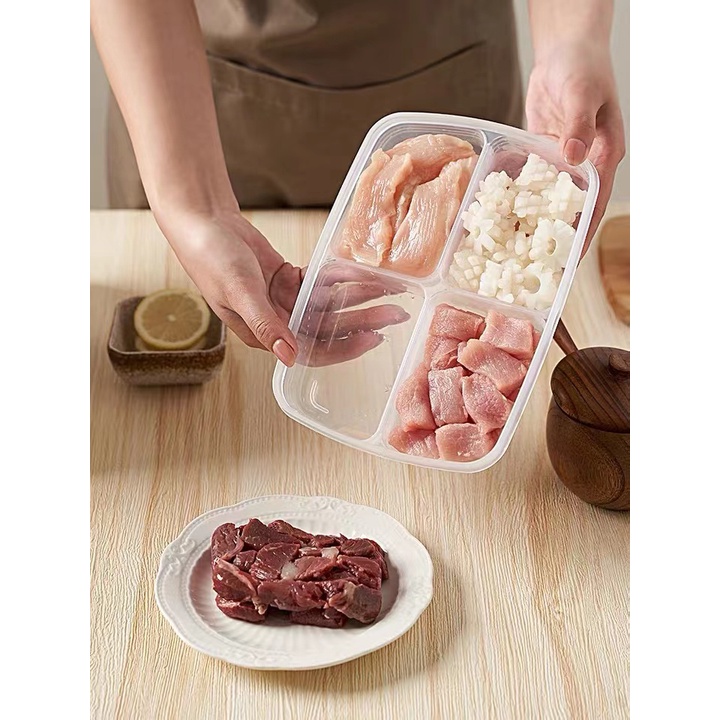 Freshly Food Container Korean Container Kotak Makanan Kulkas Refrigerator Organizer/Food Container