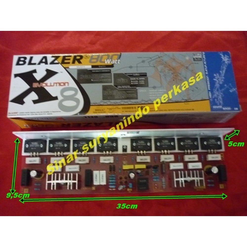BESTSELLER Kit power blazer 800 watt BELL X8 Rangkaian LIMITED