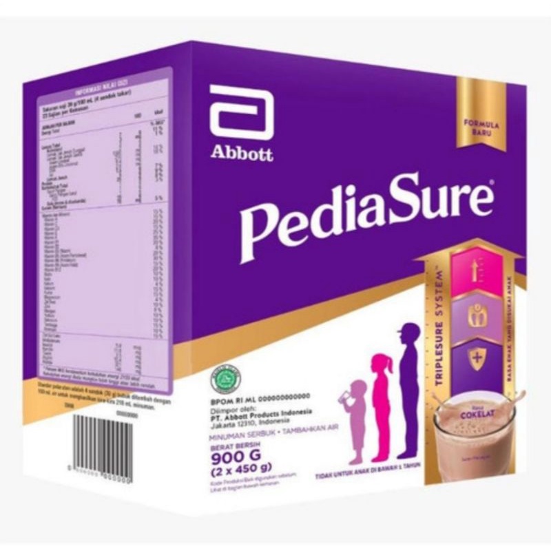 Pediasure Triplesure Coklat Box 900gr