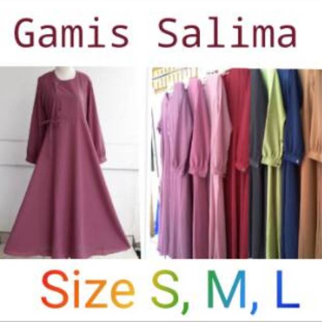 baju gamis wanita dress muslim terbaru Obaral Gamis Wolfis Zahrani Salima Tasa baju gamis wanita ter