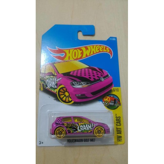Hot Wheels Volkswagen Golf MK7 (Pink)