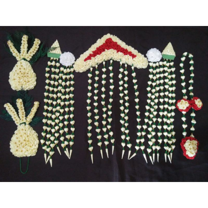 Set melati ronce adat banjar mote