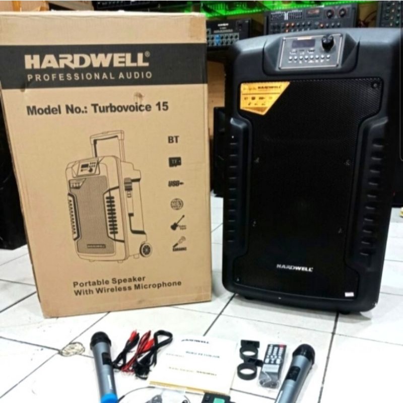 Jual Speaker Hardwell Turbovoice 15 Pro 15 Inch Original Shopee Indonesia