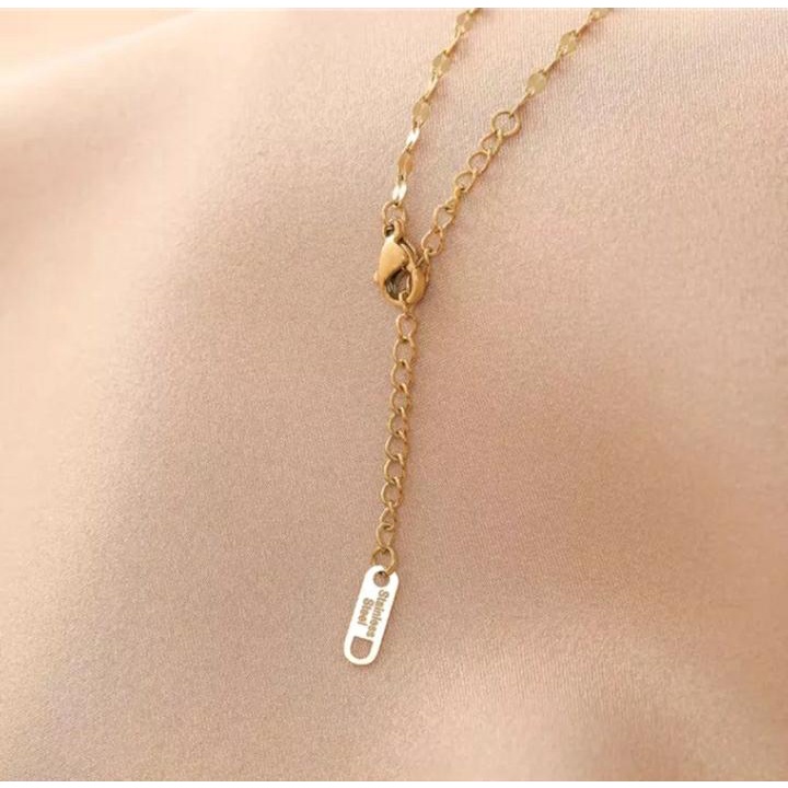 Kalung Wanita Titanium Anti Karat 100% Style Korea