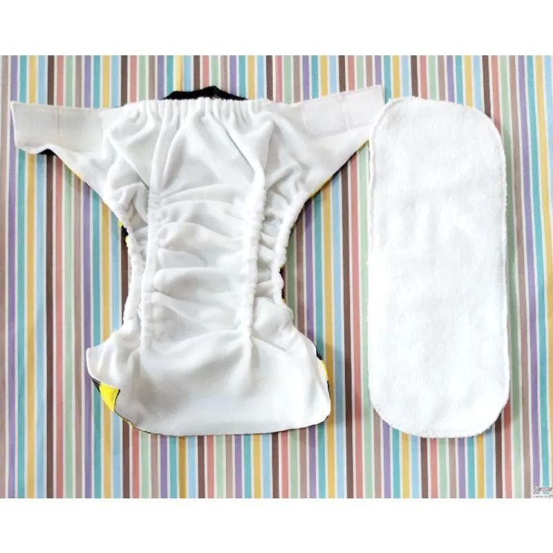 CLODI / Cloth Diaper Baby PIPIKU + Dus + FREE 2 INSERTS (Popok Kain) Motif Mix