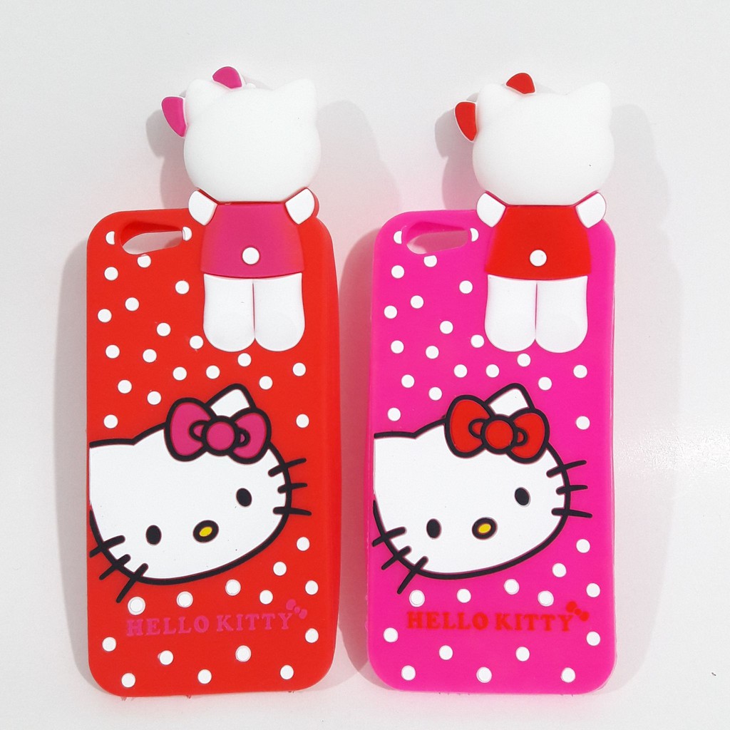 Silicon 3D Hello kitty Standing OPPO A39 J7 2016 silikon untuk anak anak hadiah ulang tahun