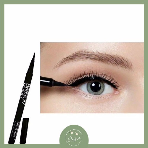 MURAH - BRASOV PERFECT BLACK WATERPROOF EYELINER LIQUID PEN