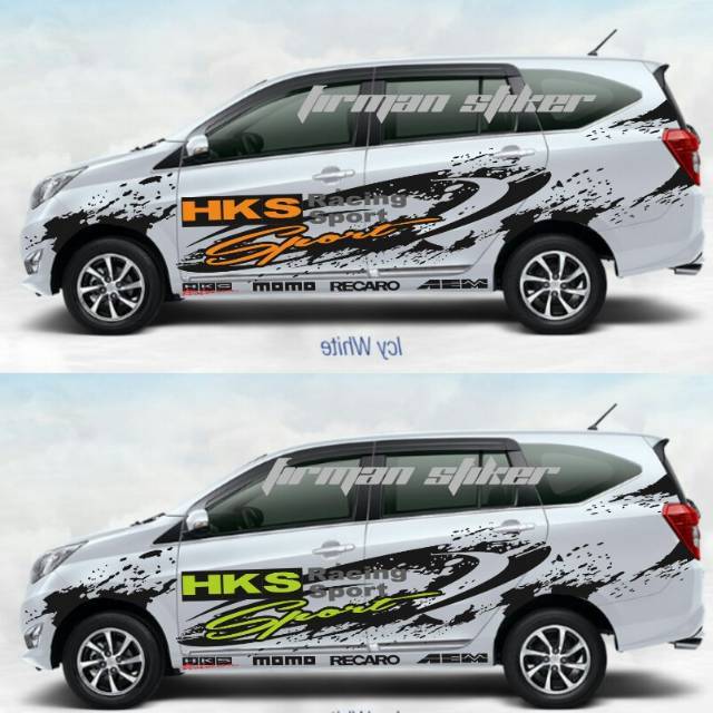 Stiker Mobil Calya Sigra Efek 0004 Shopee Indonesia