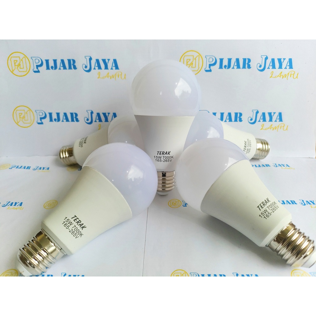 Lampu LED TERAK 15 watt Bohlam LED Rumah 15W Cahaya Putih Terang Murah Bagus