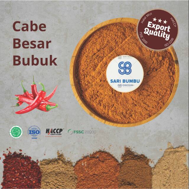 

Cabe besar bubuk/Cabe bubuk 250 gr