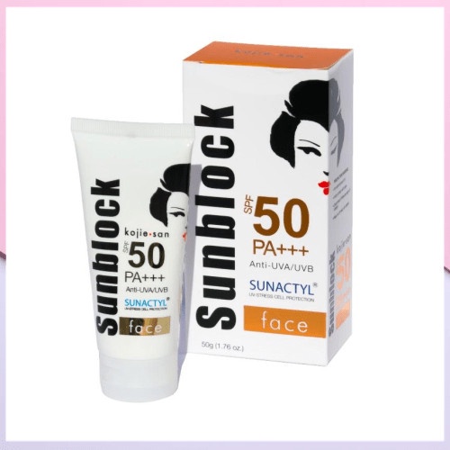 `ღ´ PHINKL `ღ´ Kojie san Sunscreen spf 50% PA++ sunblock anti matahari radikal bebas aloe vera