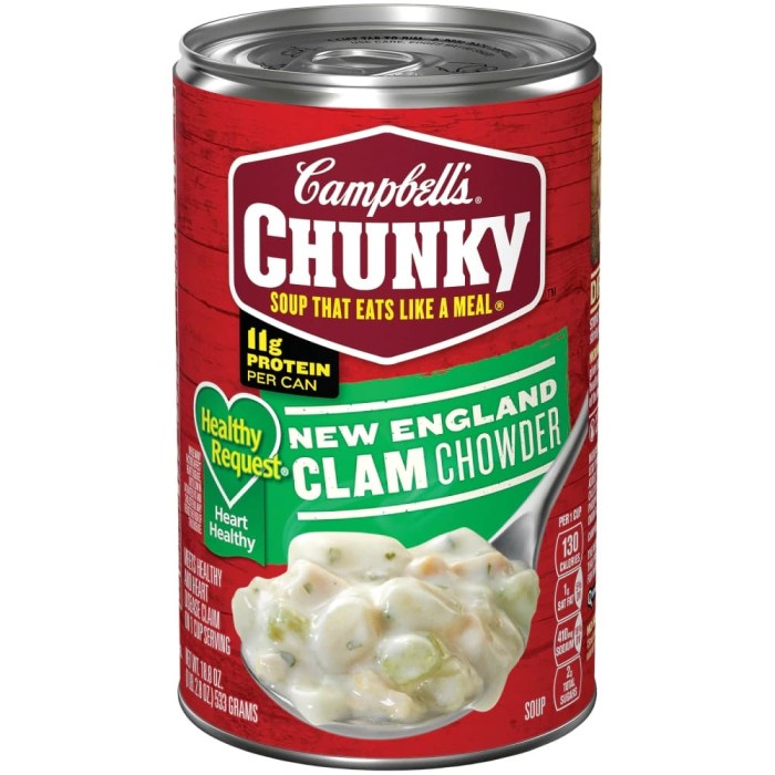 

Gg01Hh Campbells Chunky New England Clam Chowder 533 Gr Ds01Gkk