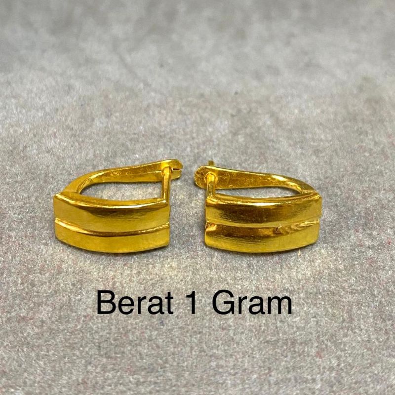 Anting Jepit Emas Muda Dewasa 1 Gram