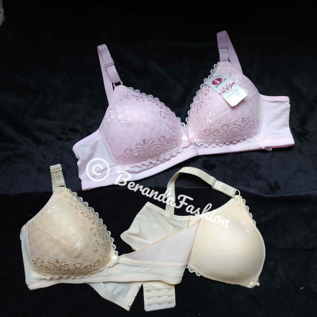 Bra menyusui renda maternity toyazi kancing depan size 36-42 termurah