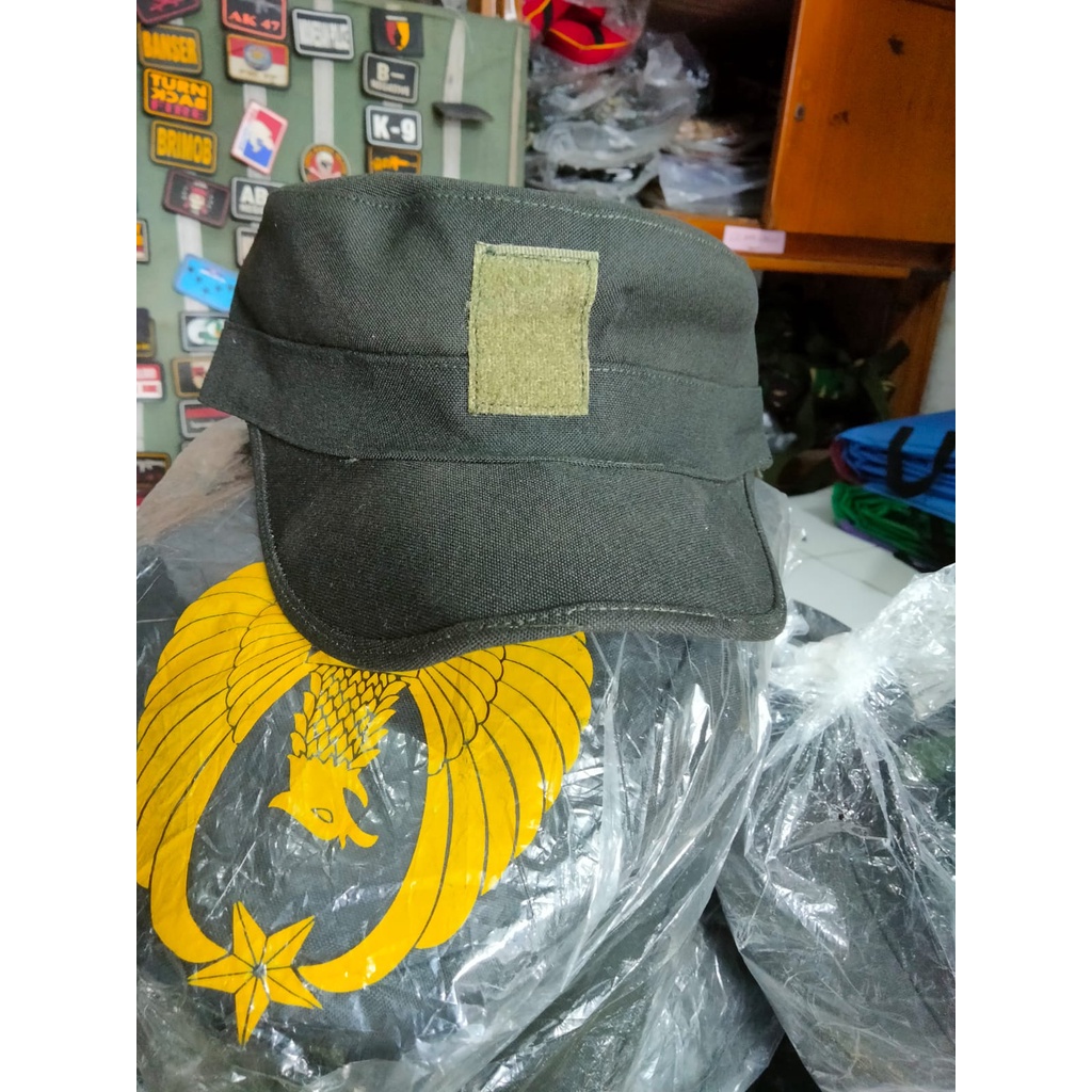 RPM Topi Pet PDH Komando Jatah TNI AL