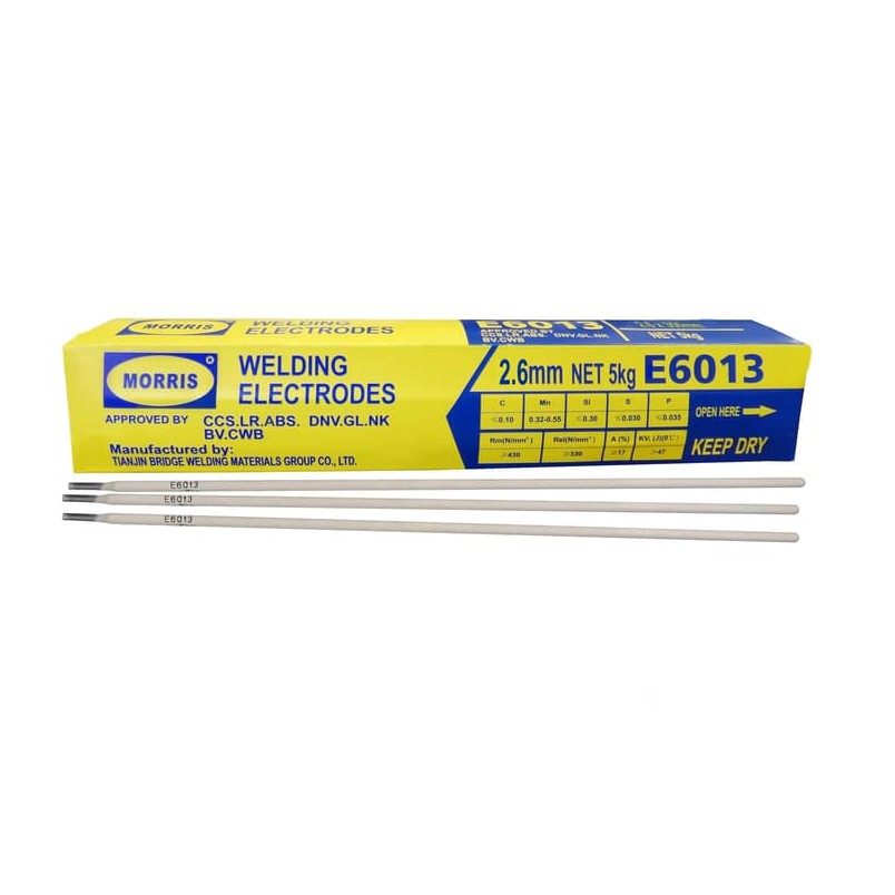 MORRIS Kawat Las Listrik 2.6 x 350mm 5KG  / Elektroda Las / Peralatan Las / Welding Electrodes PER PACK