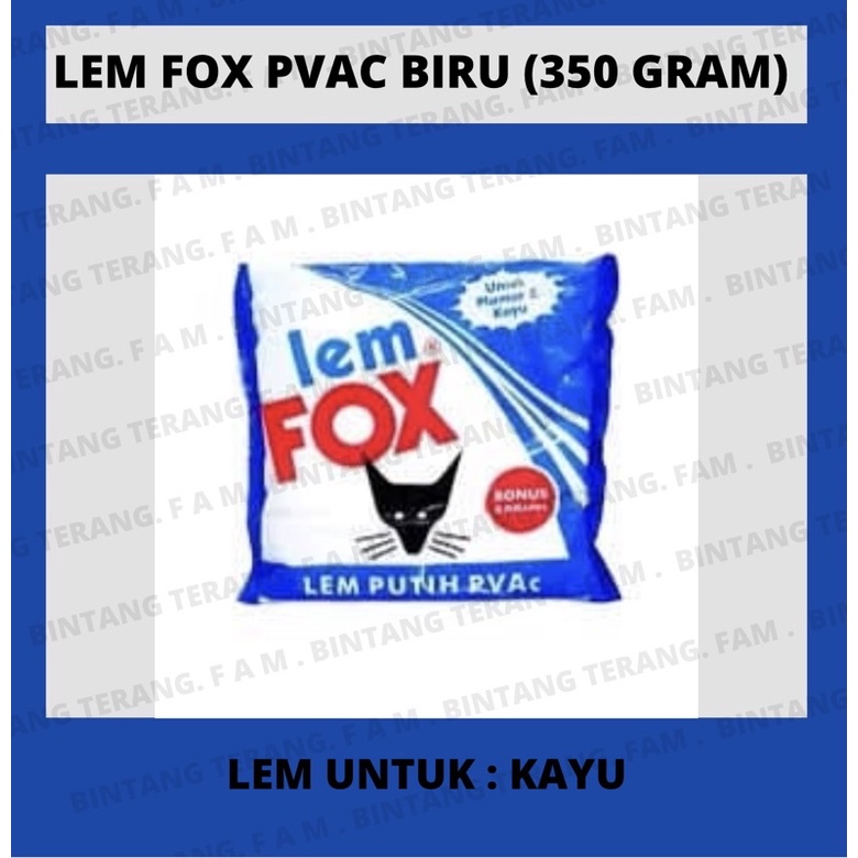 

Lem Fox Pvac kental 350 gram