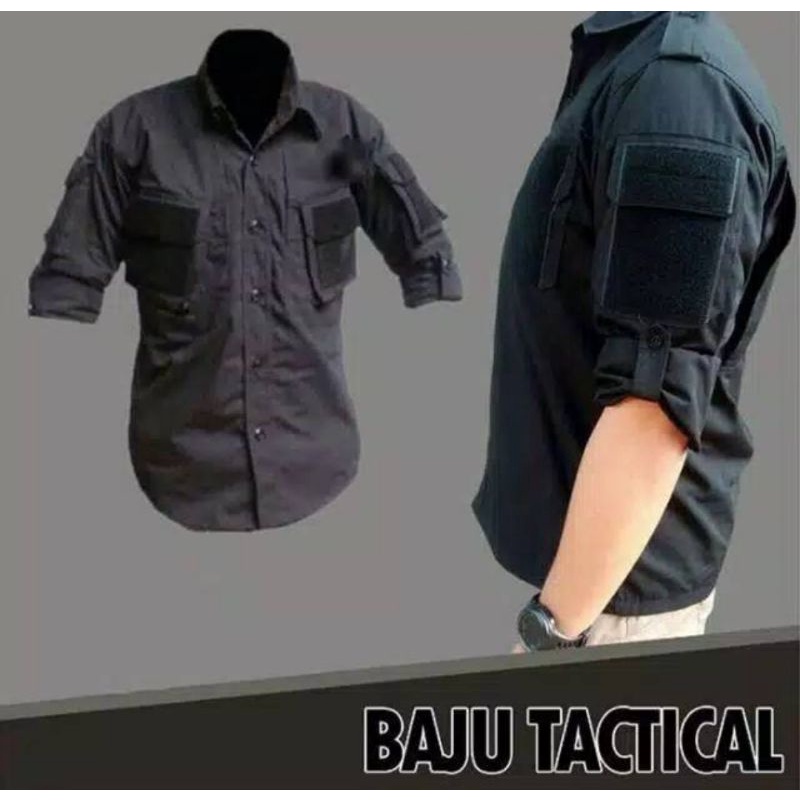 Kemeja Tactical Panjang | Baju Kmeja Taktikal Lapangan | Polisi | Army