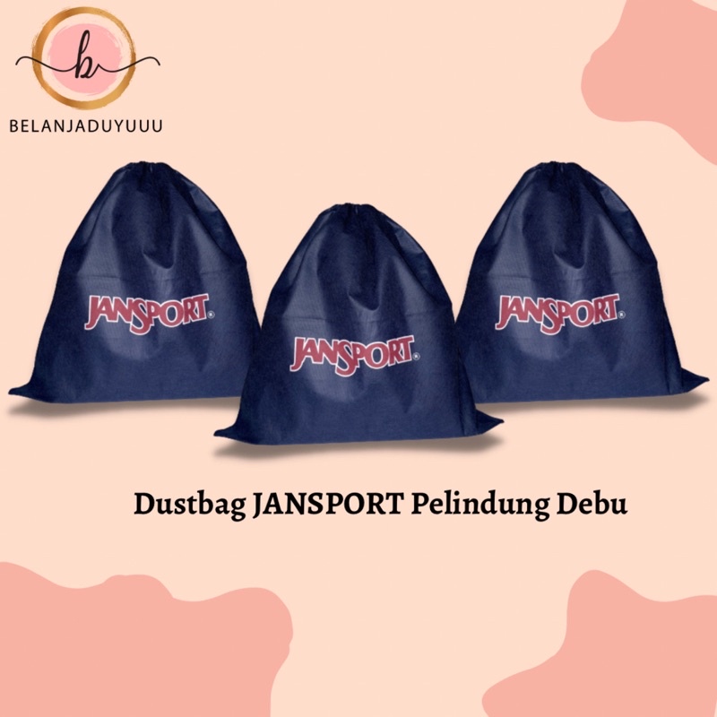 DUSTBAG JANSPORT Pengganti Sarung Tas Pelindung Debu Serut Dust Bag DB Branded