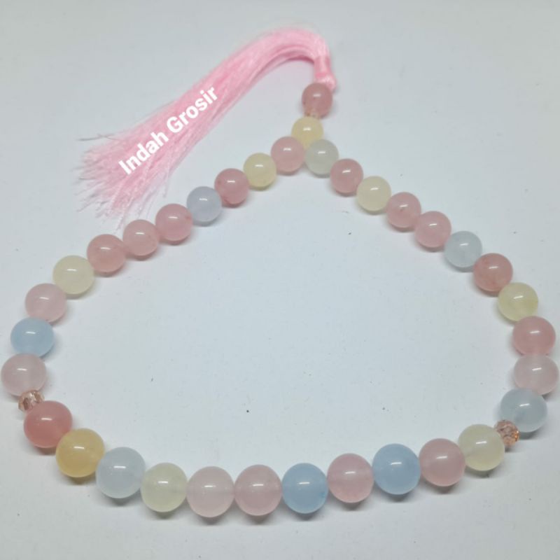 TASBIH BATU MORGANET 10MM 33BUTIR ORIGINAL