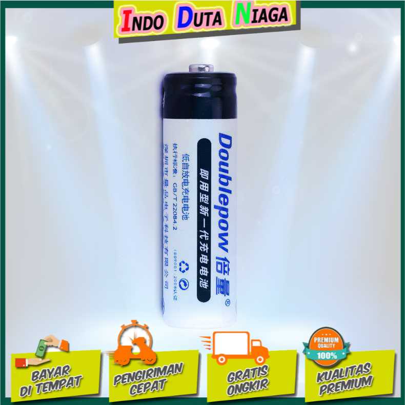 IDN TOOLS - DOUBLEPOW Baterai Cas AA Rechargeable NiMH 1.2V 780mAh 4 PCS - AA780