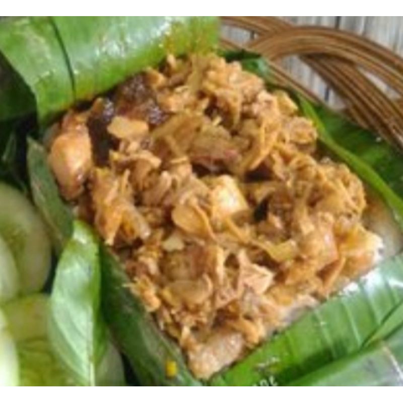 

Nasi Bakar Ayam Suwir Teriyaki