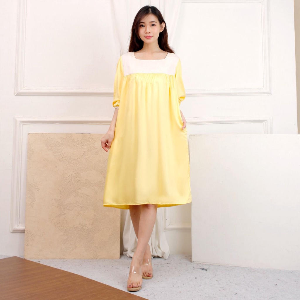 Dress 1172 Rayon Polos Fashion Wanita