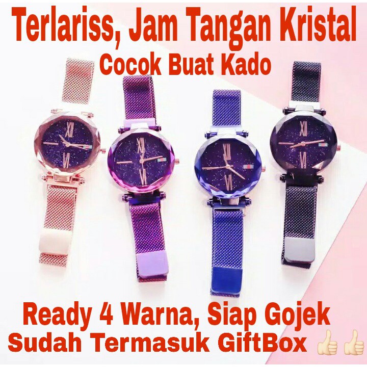 Jam Tangan Wanita KRISTAL SERIES ,TERLARISS DAN BEST SELLER !!!