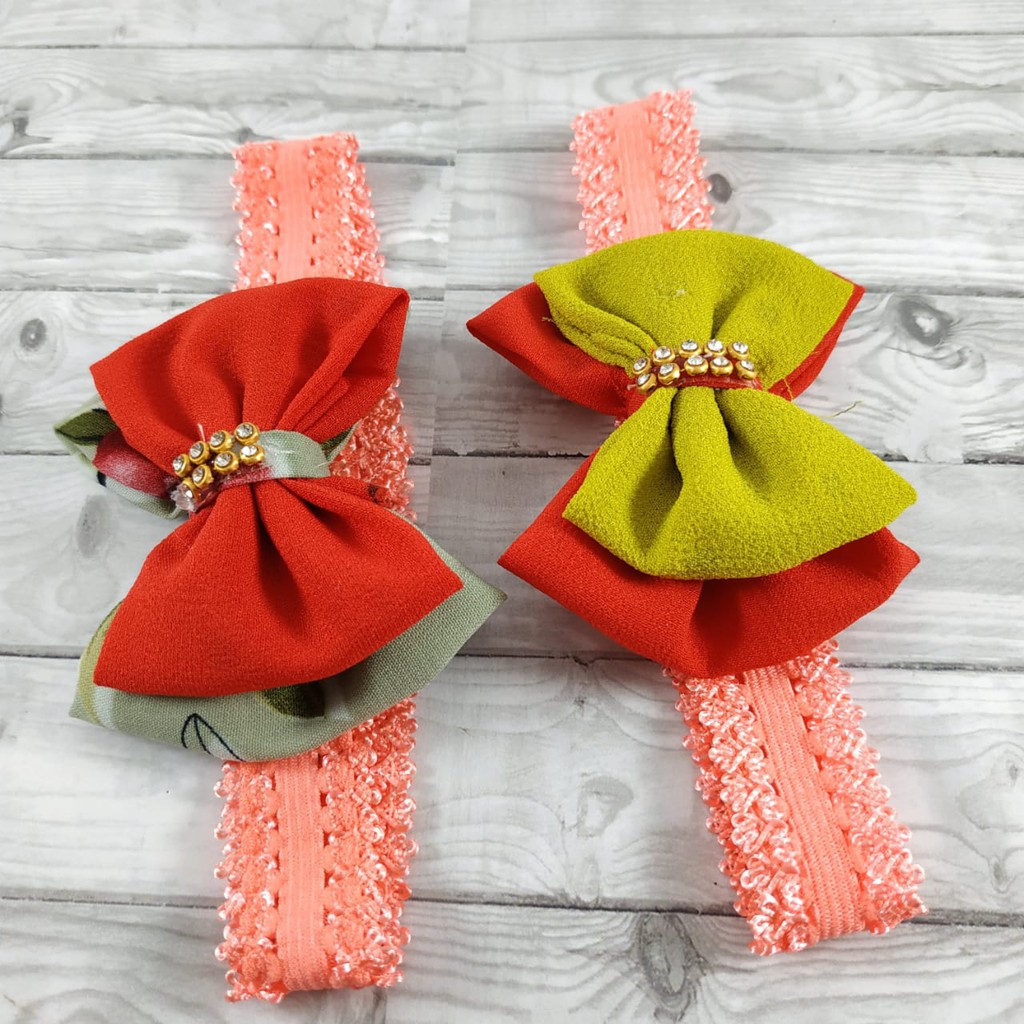 Bandana Bayi Perempuan Model Pita untuk Pesta / Hadiah By Tokopelanginicer