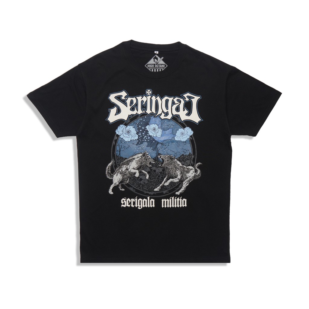 

Lawless (Seringai Wolf Fight Tshirt - Black)
