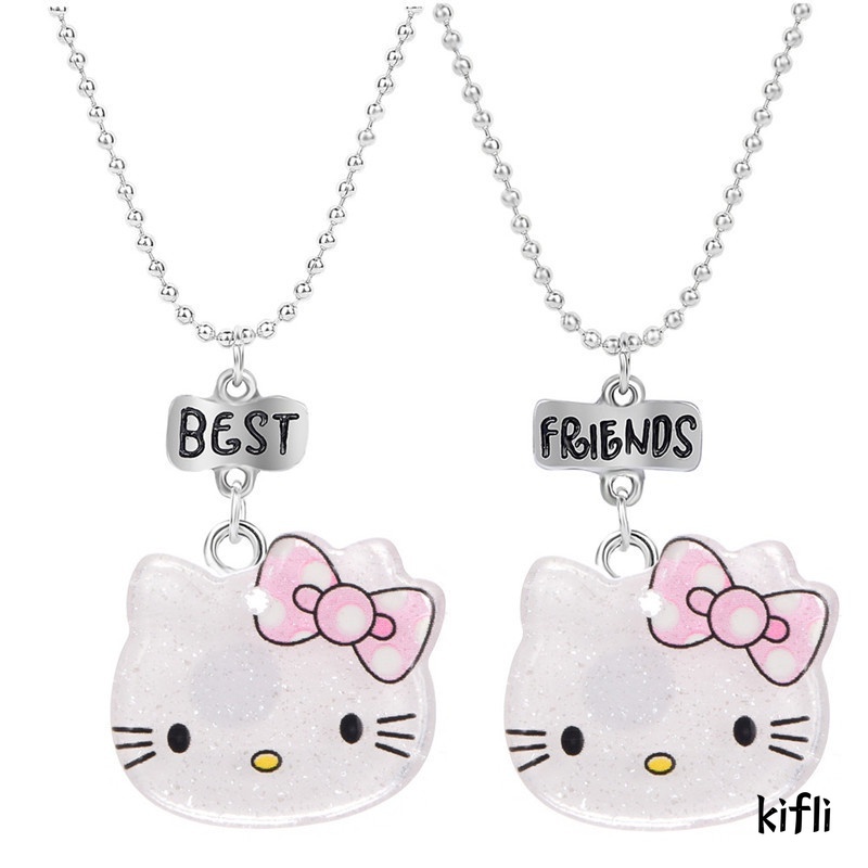 Lucu Hello Kitty,Buddy Pendant Baru,Gadis Hati Kalung Versi,Korea Aksesoris Populer