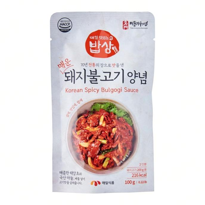 

Termantab] Maeil Korean Spicy Bulgogi Sauce/Saos Instant Bulgogi Pedas 100gr