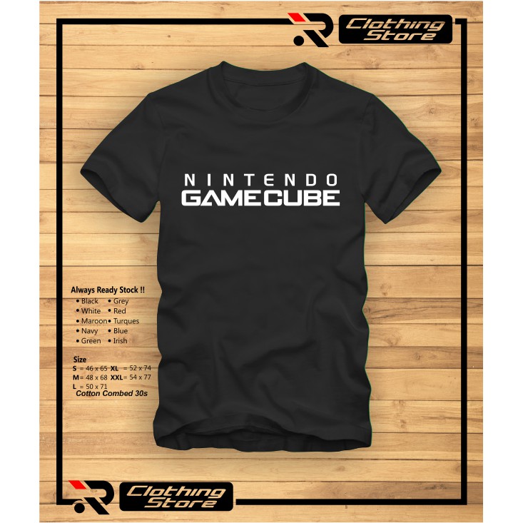 Kaos T-shirt Nintendo GameCube Termurah Distro - IR