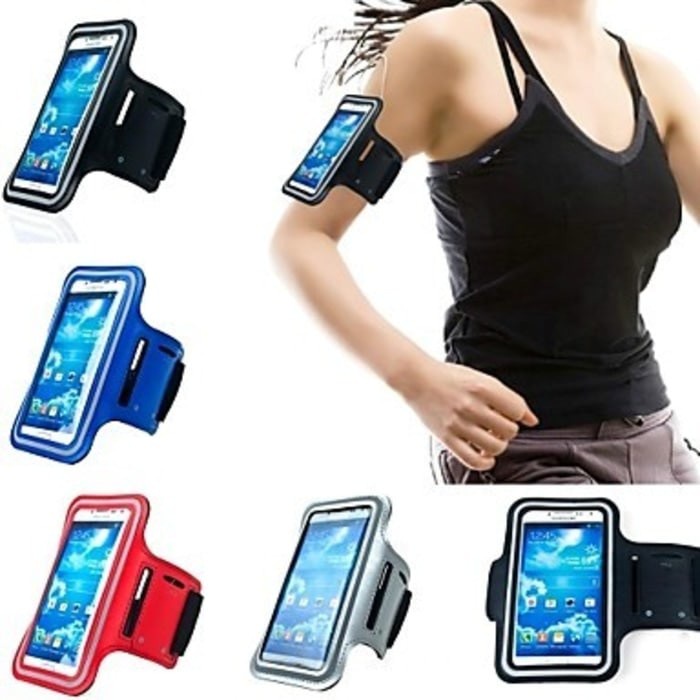 Sports Arm Band 5'5 INCH / Armband Lengan / Case untuk Olahraga / JOGGING / SENAM / FITNESS / ZUMBA