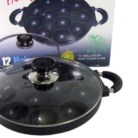 ♪ Cetakan Takoyaki Jumbo 12 Lubang HAPPYCALL ֍