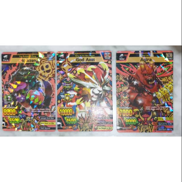 Mainan kartu animal kaiser set