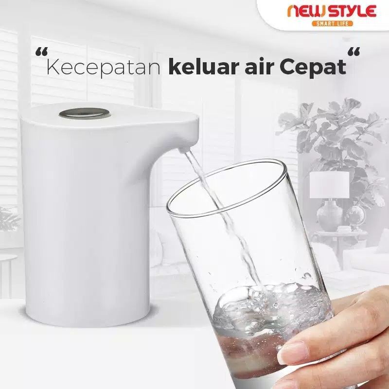 MURAH MERIAH~Pompa Air Galon Elektrik Portable Vipoo V-2055 | FMS