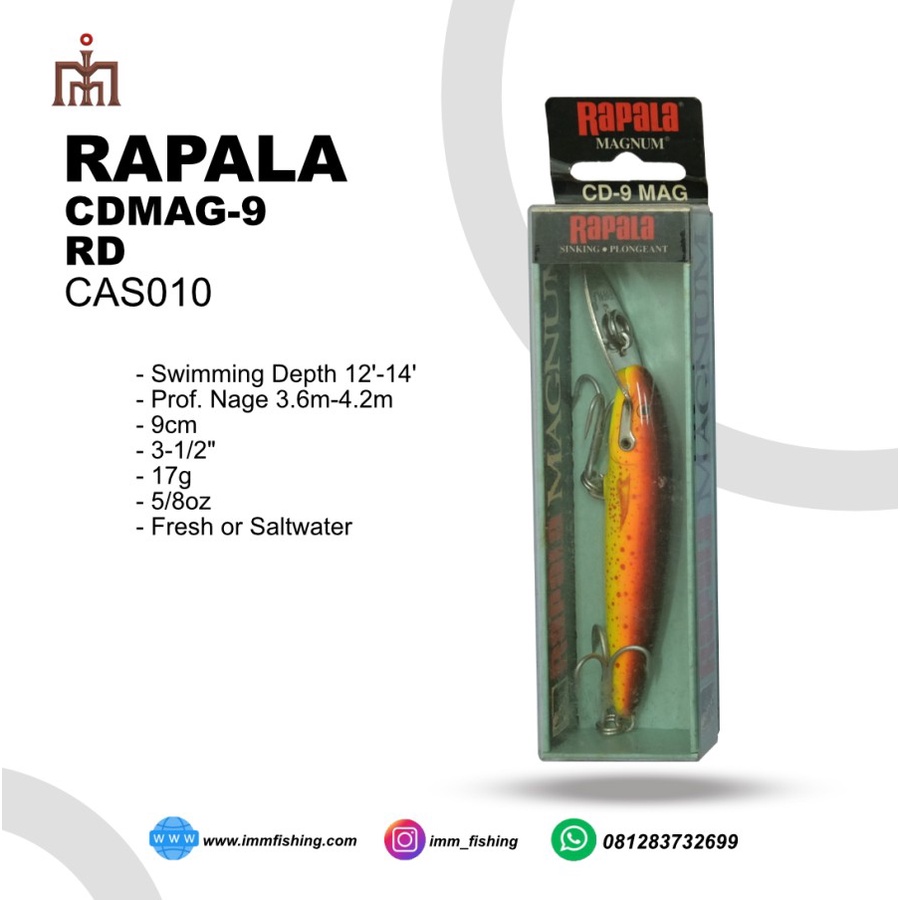 RAPALA MAGNUM CD 9 RD