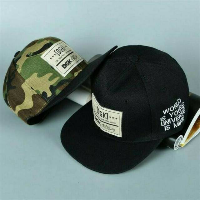 TOPI SNAPBACK DGK IMPORT - HIPHOP CAP BASEBALL TRUCKER FLAT UNISEX