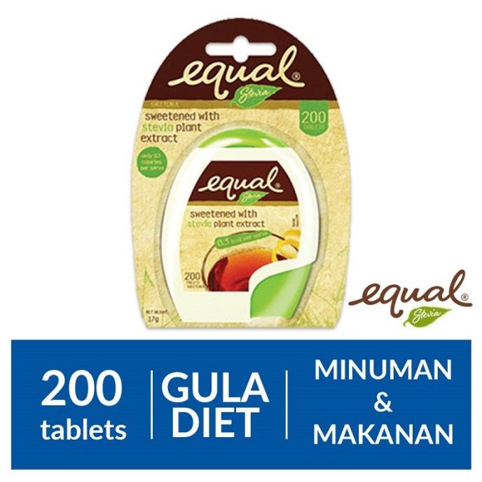 

Equal Stevia Gula Diet Pemanis Nol Kalori - 200 Tablet
