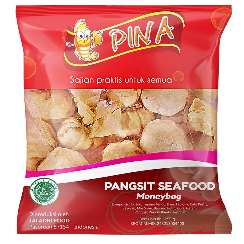 

PINA PANGSIT SEAFOOD / MONEYBAG 250GR