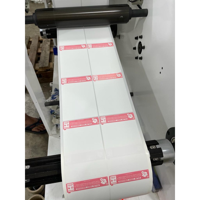 Custom Cetak Label Thermal Unboxing Fragile Alamat Resi A6 100x150 mm